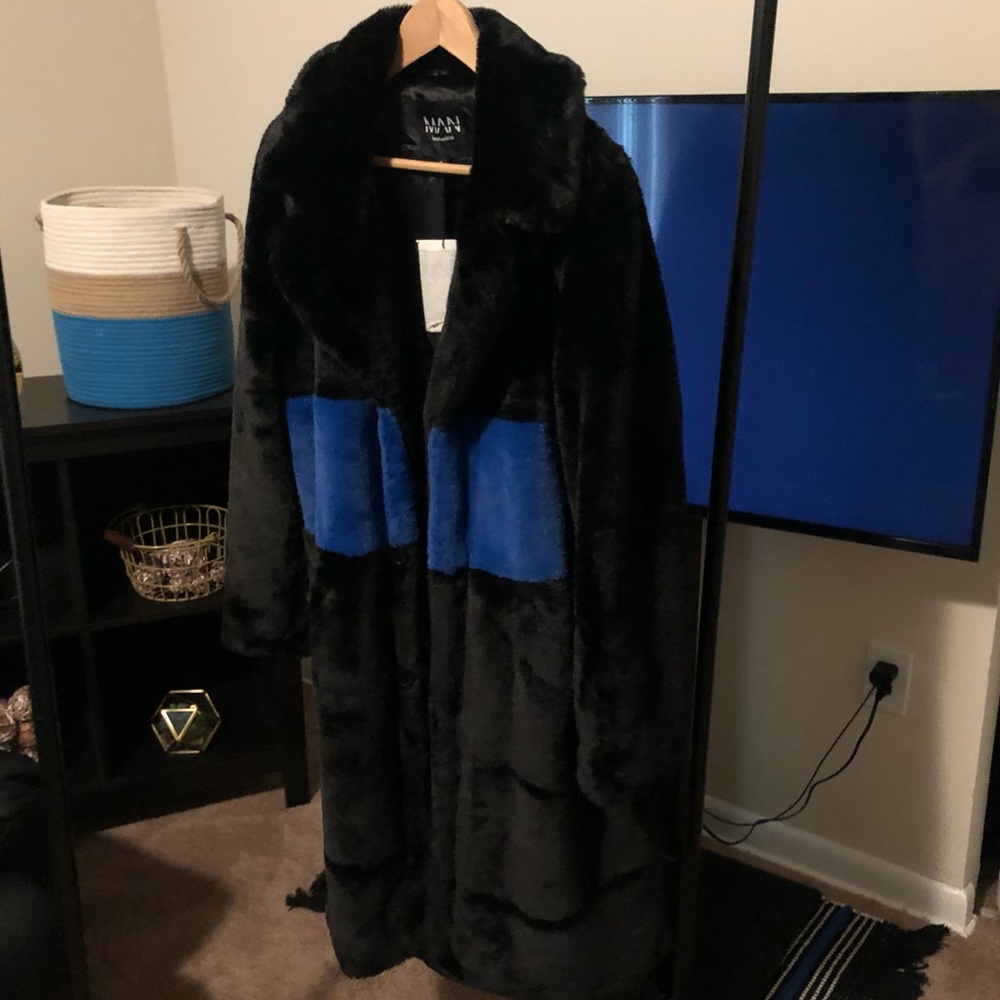 BOOHOO Faux Fur Jacket